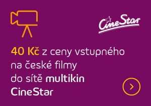 Sleva 40 Kč z ceny vstupenky na české filmy do sítě multikin CineStar.